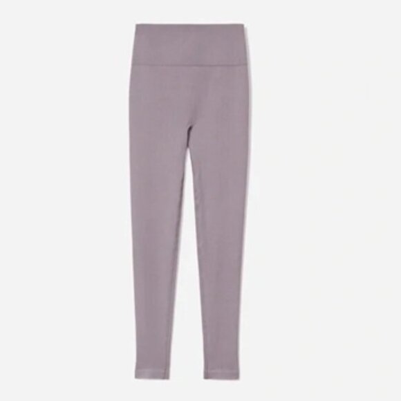 Everlane The Seamless High Rise Ribbed Stretch Legging Dusty Lavender XS/S - Picture 1 of 7